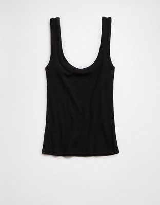 Aerie Double Scoop Neck Tank Top