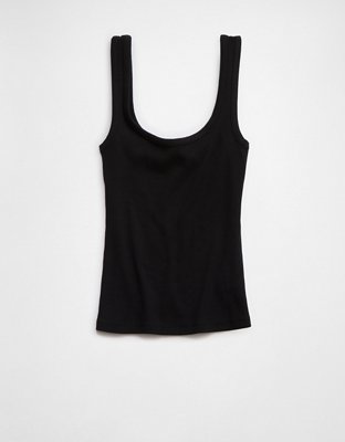 Aerie Double Scoop Neck Tank Top