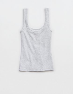 Aerie Double Scoop Neck Tank Top
