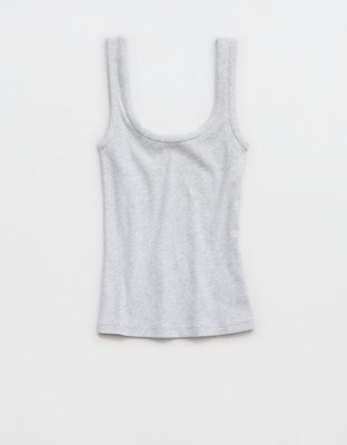 Aerie Double Scoop Neck Tank Top