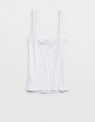 Aerie Double Scoop Neck Tank Top