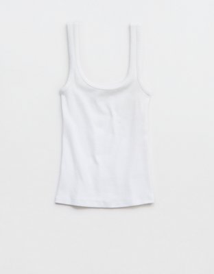 Aerie Double Scoop Neck Tank Top