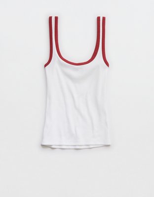 Aerie Double Scoop Neck Tank Top