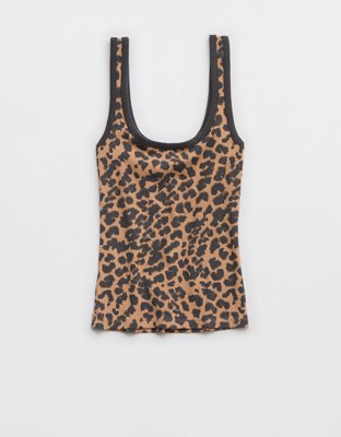 Aerie Double Scoop Neck Tank Top