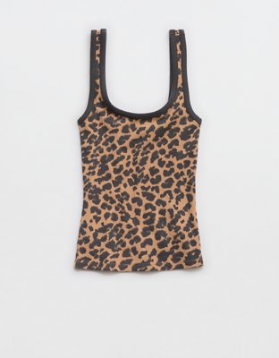 Aerie Double Scoop Neck Tank Top