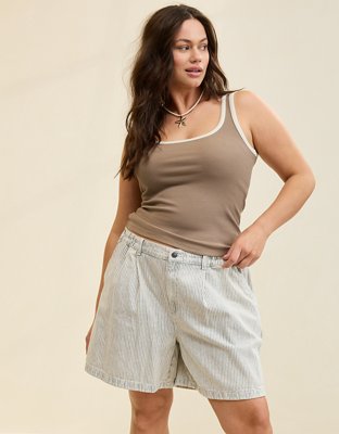 Aerie Double Scoop Neck Tank Top