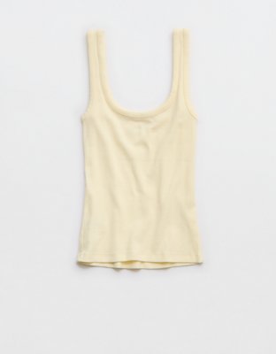 Aerie Double Scoop Neck Tank Top