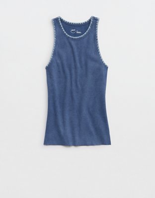 Aerie High Neck Tank Top