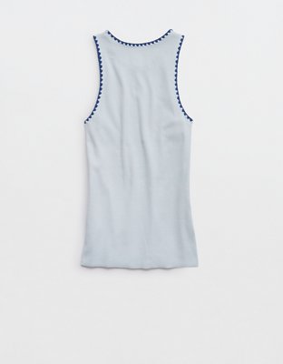 Aerie High Neck Tank Top
