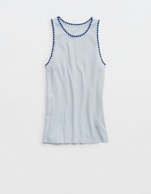 Aerie High Neck Tank Top