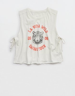 Aerie Happiest Side Tie Tank