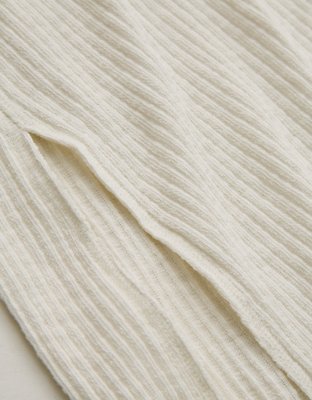 Aerie Textured Rib Tunic Tank Top