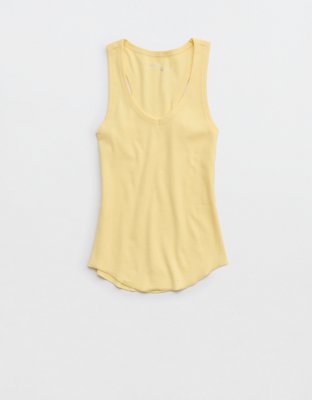 Aerie V-Neck Ribbed Tank Top