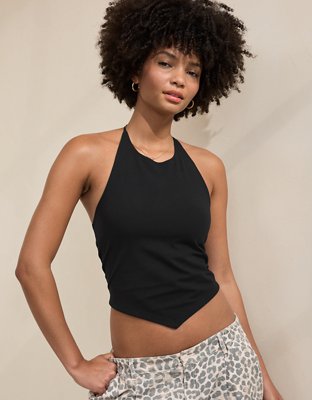 Aerie Handkerchief Hem Braless Tank Top | Aerie