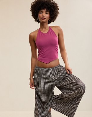 Aerie Handkerchief Hem Braless Tank Top | Aerie