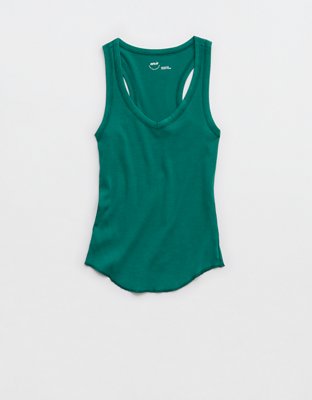 Aerie V-Neck Ribbed Tank Top