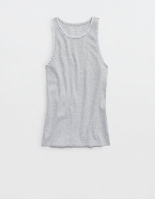 Aerie High Neck Tank Top