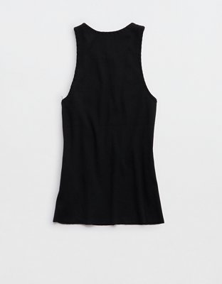 Top sin mangas con cuello alto Aerie