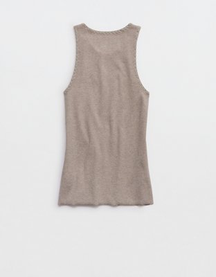 Aerie High Neck Tank Top