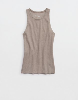 Aerie High Neck Tank Top