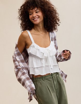 Aerie Ruffle Tank Top