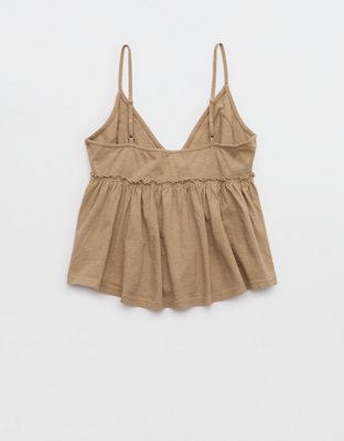 Aerie Happiest Babydoll Tank Top