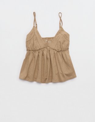 Aerie Happiest Babydoll Tank Top