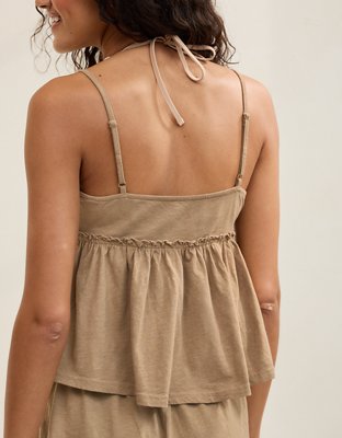 Aerie Happiest Babydoll Tank Top