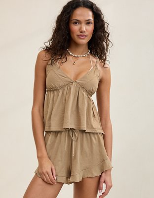 Aerie Happiest Babydoll Tank Top