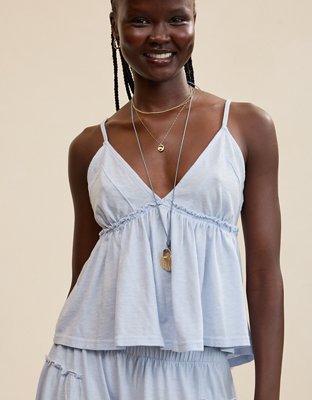 Aerie Happiest Babydoll Tank Top
