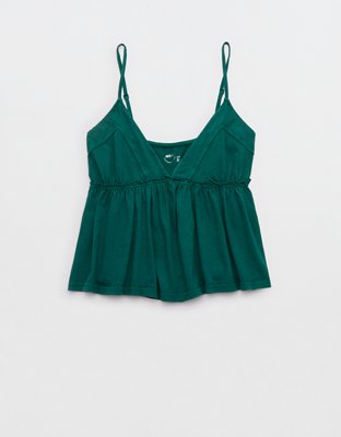 Aerie Happiest Babydoll Tank Top