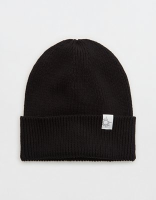 OFFLINE By Aerie Gorro de Lana Tejido en Punto Elástico