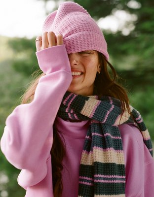 OFFLINE By Aerie Waffle Beanie