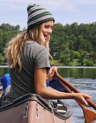 OFFLINE By Aerie Waffle Beanie