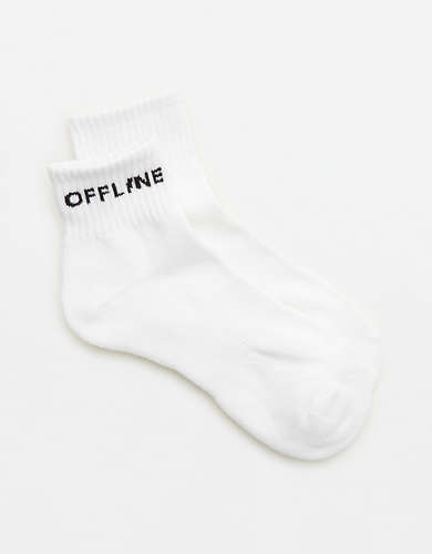 OFFLINE By Aerie Short Crew Sock