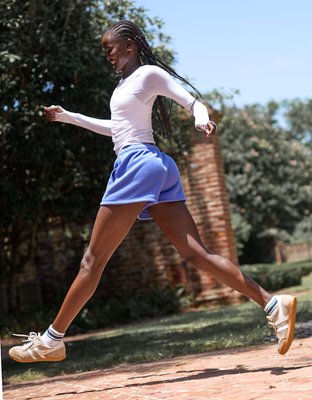 OFFLINE By Aerie Mesh Short Crew Sock