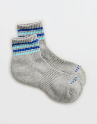 OFFLINE By Aerie Mesh Short Crew Sock