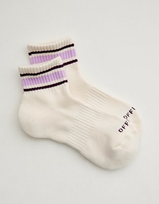 OFFLINE By Aerie Mesh Short Crew Sock