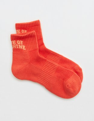 OFFLINE By Aerie Mesh Short Crew Sock