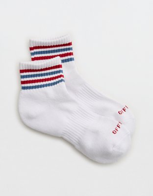 OFFLINE By Aerie Mesh Short Crew Sock