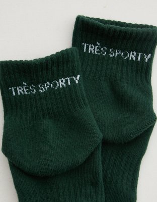 OFFLINE By Aerie Mesh Short Crew Sock