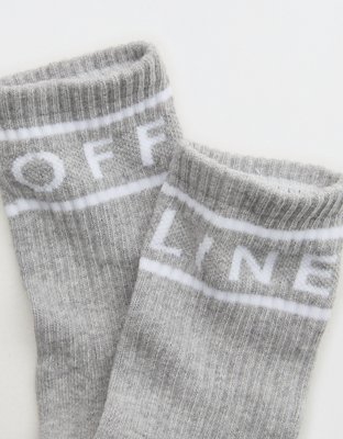 OFFLINE By Aerie Crew Socks