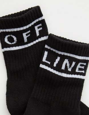 OFFLINE By Aerie Crew Socks