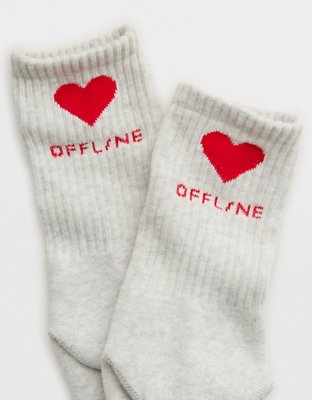 OFFLINE By Aerie Crew Socks