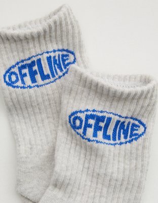 OFFLINE By Aerie Mesh Crew Socks
