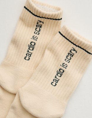 OFFLINE By Aerie Mesh Crew Socks