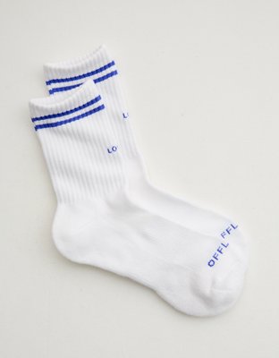 OFFLINE By Aerie Mesh Crew Socks