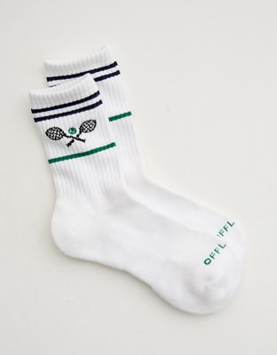 OFFLINE By Aerie Mesh Crew Socks