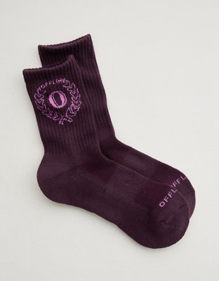 OFFLINE By Aerie Mesh Crew Socks