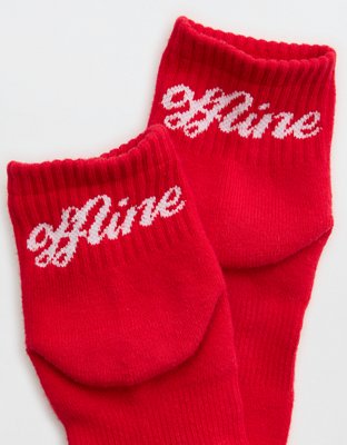 OFFLINE By Aerie Short Crew Socks